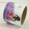 paper/vinly/PVC/PP/PET/BOPP material custom color printing label sticker with low price